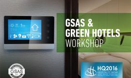 A workshop on ‘GSAS and Green Hotels’ by GORD in Hospitality Qatar 2016