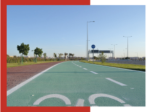 A 40km cycling path to promote sustainable commute