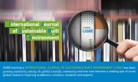 GORD’s International Journal of Sustainable Built Environment well received in the scientific community