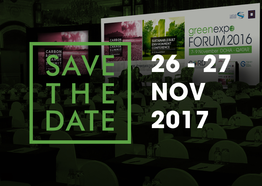 SAVE THE DATE! Sustainability Summit 2017 26-27 November 2017