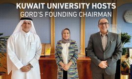 Acting President of Kuwait University, Prof. Suad Al-Fadhli hosted the Founding Chairman of GORD