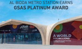 Al Bidda Metro Station Receives GSAS Platinum Award for Sustainable Operations