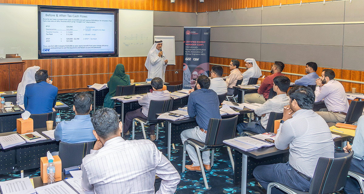 GORD hosts Qatar's first in-person Certified Energy Manager (CEM) Workshop
