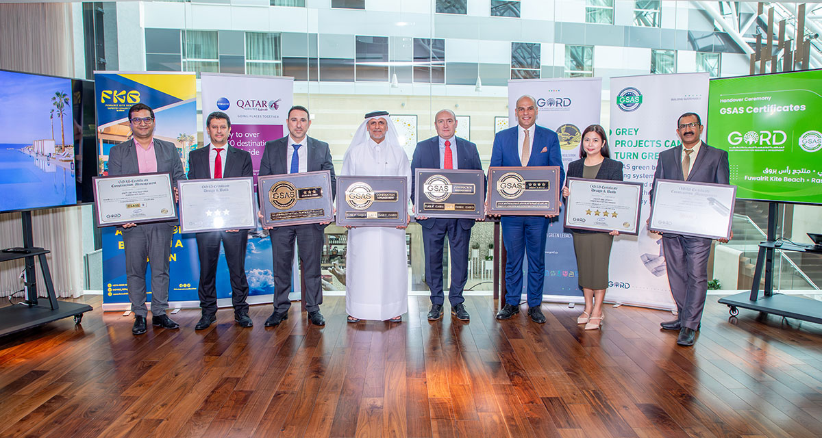 Qatar airways hospitality projects earn GSAS Awards