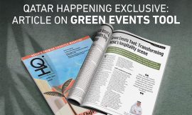 Qatar Happening Exclusive: Green Events Tool transforming MENA’s hospitality scene