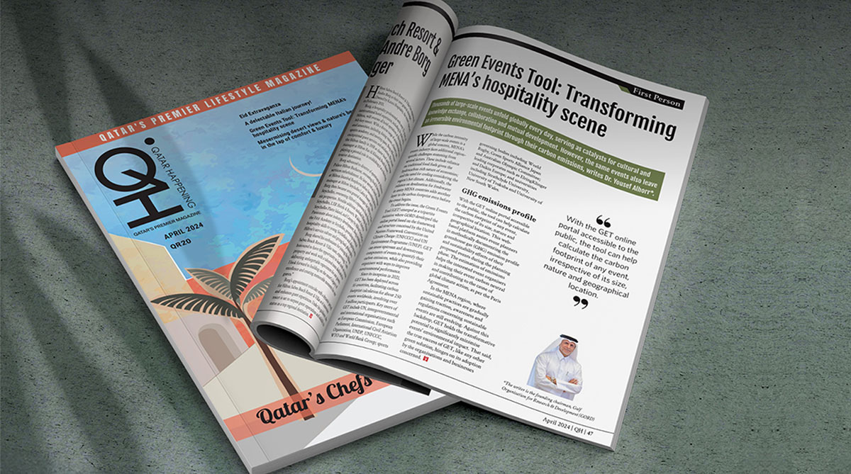 Qatar Happening Exclusive: Article on Green Events Tool