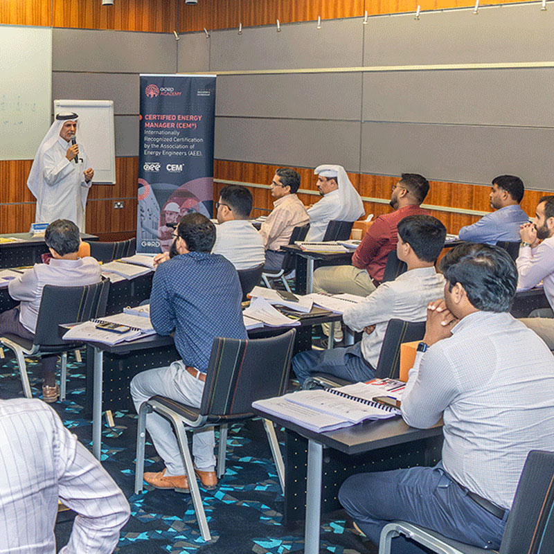 GORD hosts Qatar's first in-person Certified Energy Manager (CEM) Workshop
