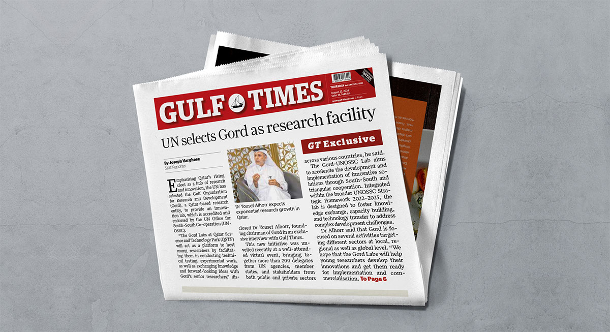 Dr Yousef Alhorr interview with gulf times.