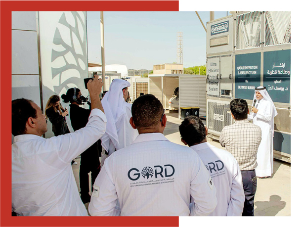 First public demonstration of Qatar's award-winning cooling system