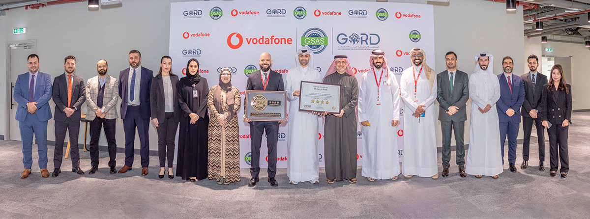 Vodafone Qatar First Telecom Company to Achieve GSAS D&B 4-Star Rating for Interior Fitout